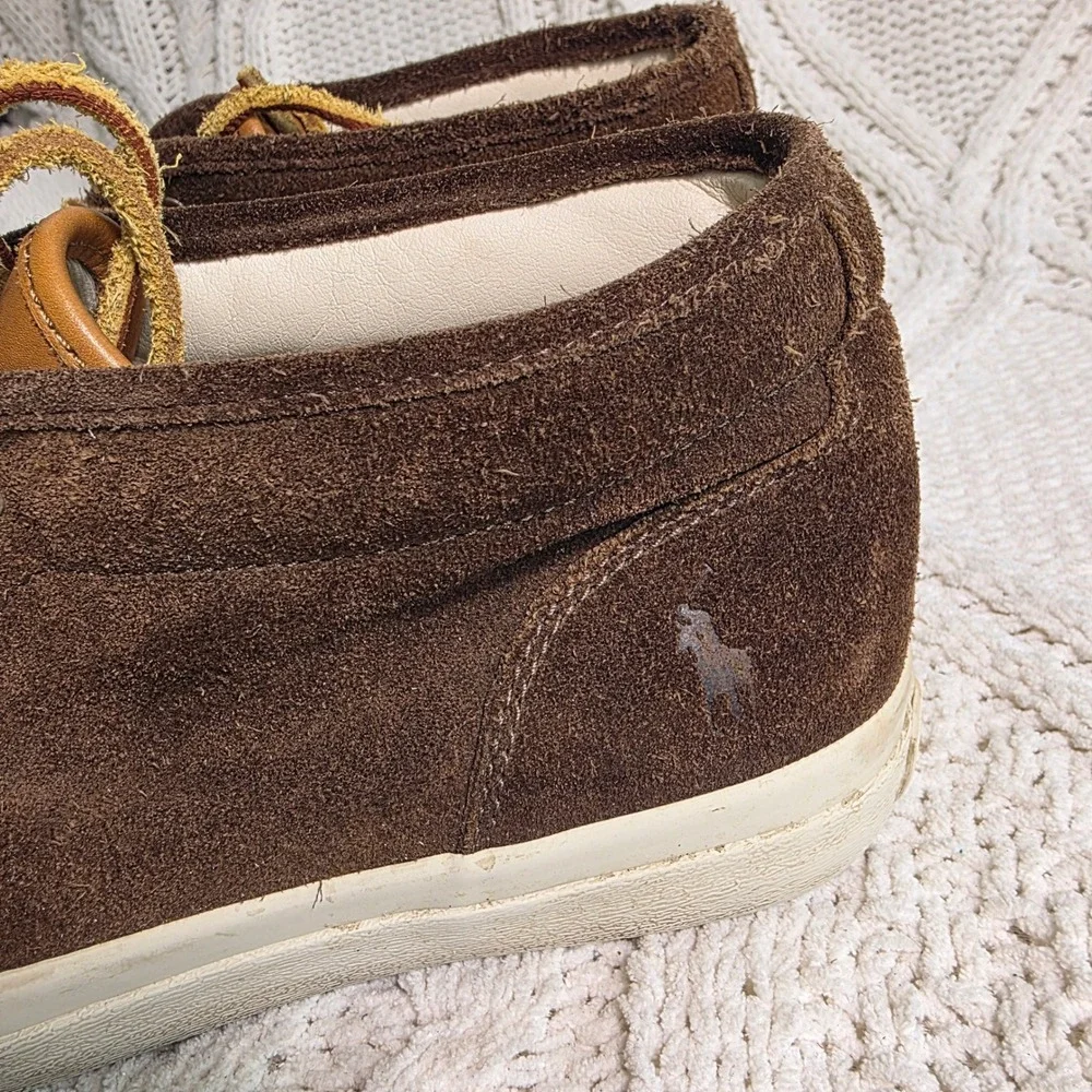 Polo Ralph Lauren Keaton Chukka Brown Suede Boots‎ Mens 10.5 Casual Sneaker